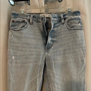 Abercrombie & Fitch Blue Relaxed Jeans